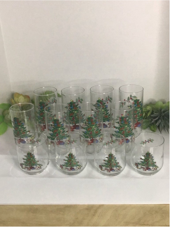 Luminarc Other - Luminary Durand NOEL Christmas Glassware Vintage Set of 12